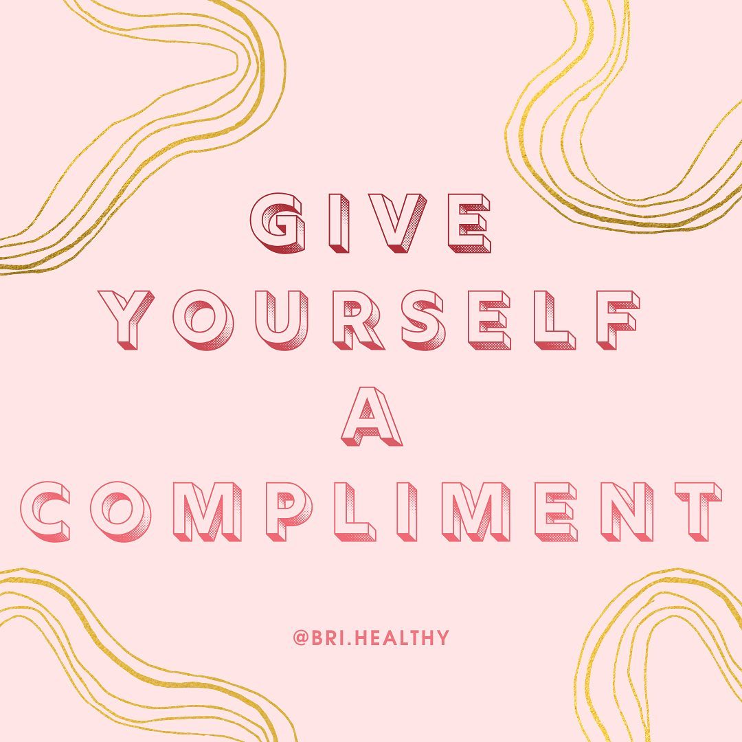 Compliment yourself below! 💖 You deserve to celebrate yourself. Take this opportunity to big yourself up! It only takes a few seconds and it will make you feel amazing! ✨

You are worthy of happiness, love, peace, and joy! Affirm it! 💗

Follow me @bri.healthy for more positive energy 💫

#brihealthy #complimentyourself #selflove #positiveenergy